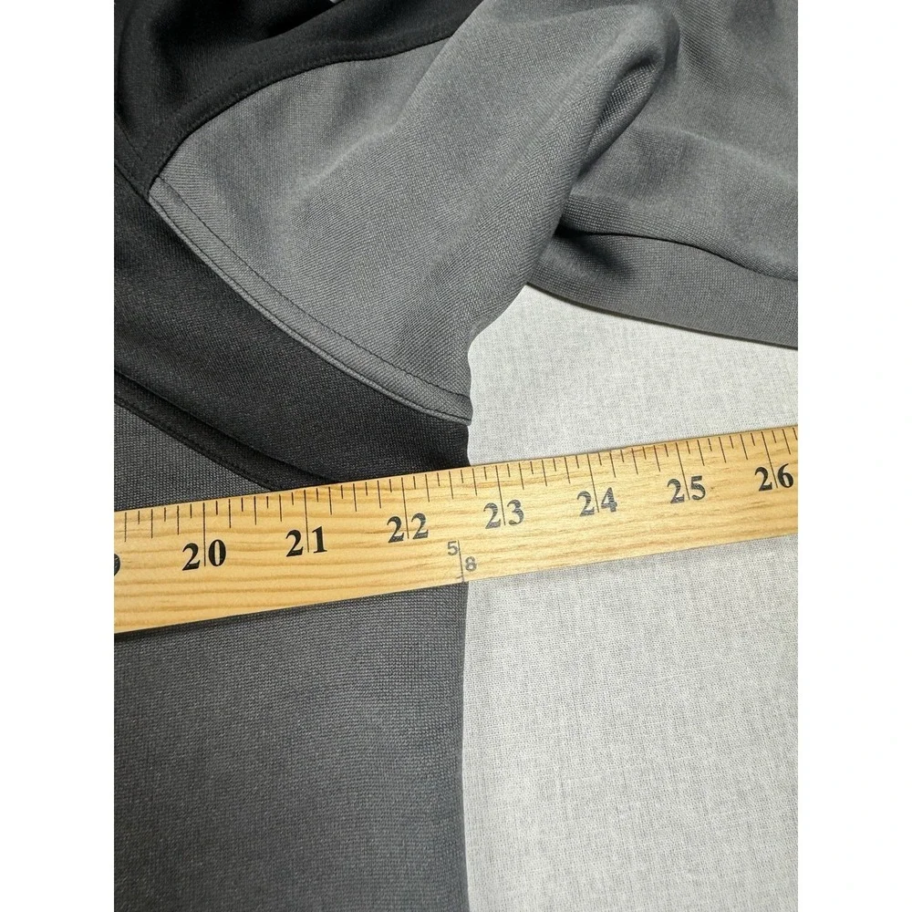 Kappa Jacket Sweater L Gray Black Logo Zip Track Athleisure‎ Streetwear Preppy